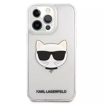 Etui Karl Lagerfeld KLHCP13XCTR pro iPhone 13 Pro Max 6,7" pevné pouzdro Choupette Head