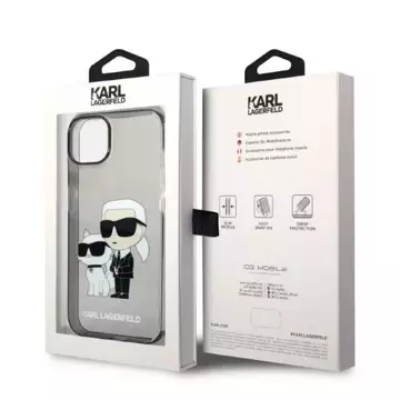 Etui Karl Lagerfeld KLHCP14MHNKCTGK pro iPhone 14 Plus 6,7" pevný obal Gliter Karl