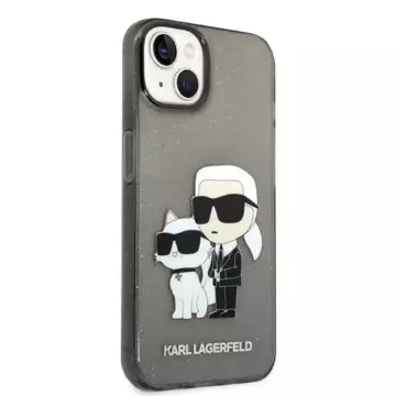 Etui Karl Lagerfeld KLHCP14MHNKCTGK pro iPhone 14 Plus 6,7" pevný obal Gliter Karl