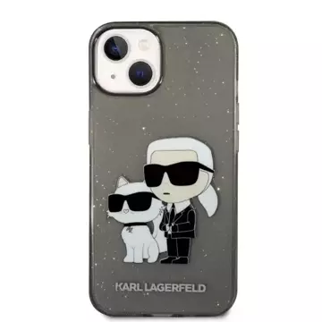 Etui Karl Lagerfeld KLHCP14MHNKCTGK pro iPhone 14 Plus 6,7" pevný obal Gliter Karl