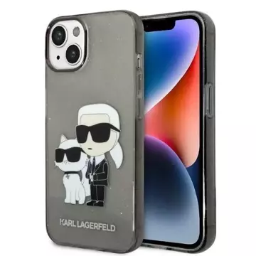 Etui Karl Lagerfeld KLHCP14MHNKCTGK pro iPhone 14 Plus 6,7" pevný obal Gliter Karl