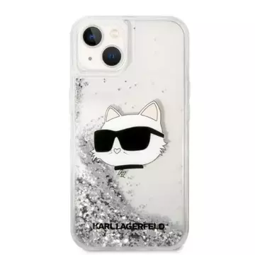 Etui Karl Lagerfeld KLHCP14MLNCHCS pro iPhone 14 Plus 6,7" pevné pouzdro Glitter Choupette Head