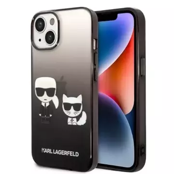 Etui Karl Lagerfeld KLHCP14MTGKCK do Apple iPhone 14 Plus 6,7" pevný obal Gradient Ikonik Karl