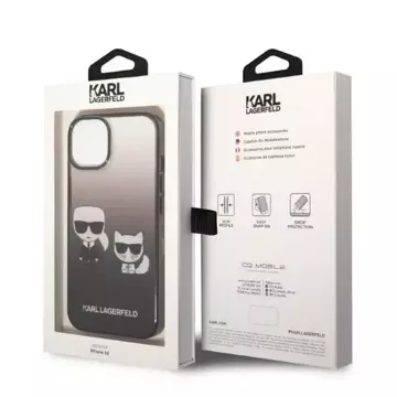 Etui Karl Lagerfeld KLHCP14MTGKCK do Apple iPhone 14 Plus 6,7" pevný obal Gradient Ikonik Karl