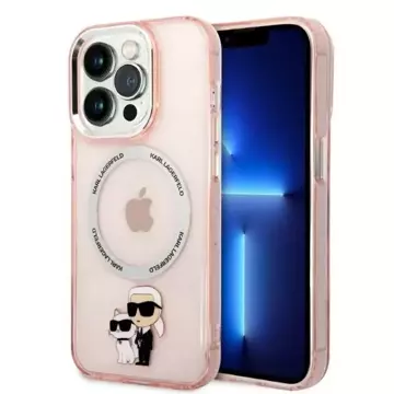 Etui Karl Lagerfeld KLHMP14LHNKCIP pro iPhone 14 Pro 6,1" pevný obal Iconic Karl