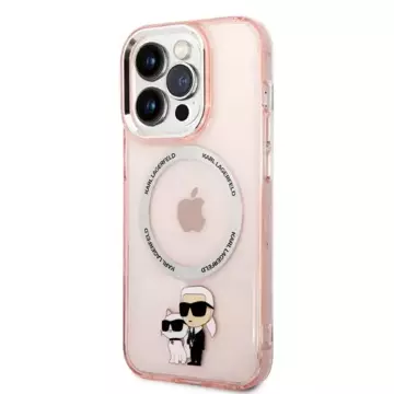 Etui Karl Lagerfeld KLHMP14LHNKCIP pro iPhone 14 Pro 6,1" pevný obal Iconic Karl