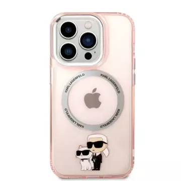 Etui Karl Lagerfeld KLHMP14LHNKCIP pro iPhone 14 Pro 6,1" pevný obal Iconic Karl