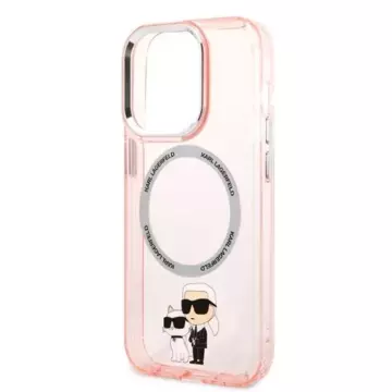 Etui Karl Lagerfeld KLHMP14LHNKCIP pro iPhone 14 Pro 6,1" pevný obal Iconic Karl