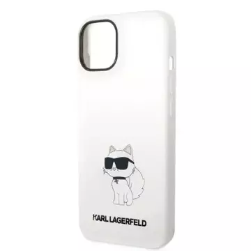 Etui Karl Lagerfeld KLHMP14MSNCHBCH pro iPhone 14 Plus 6,7" pevný obal silikonový Choupette MagSafe