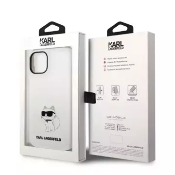 Etui Karl Lagerfeld KLHMP14MSNCHBCH pro iPhone 14 Plus 6,7" pevný obal silikonový Choupette MagSafe