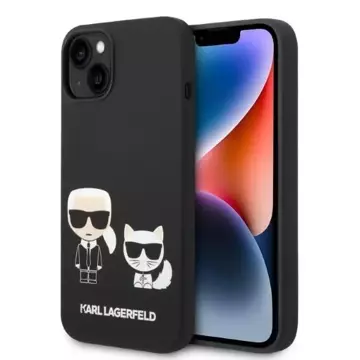 Etui Karl Lagerfeld KLHMP14MSSKCK pro iPhone 14 Plus 6,7" pevný obal Tekutý silikon Karl