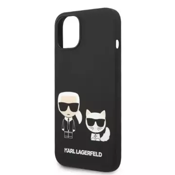 Etui Karl Lagerfeld KLHMP14MSSKCK pro iPhone 14 Plus 6,7" pevný obal Tekutý silikon Karl