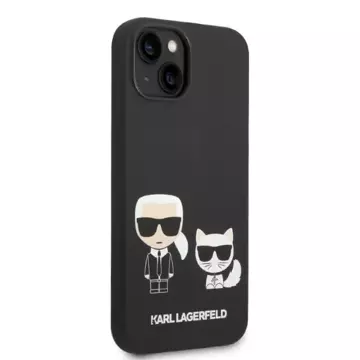 Etui Karl Lagerfeld KLHMP14MSSKCK pro iPhone 14 Plus 6,7" pevný obal Tekutý silikon Karl