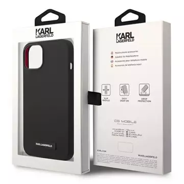 Etui Karl Lagerfeld KLHMP14SSLMP1K pro iPhone 14 6,1" pevný obal silikonový plak Magsafe