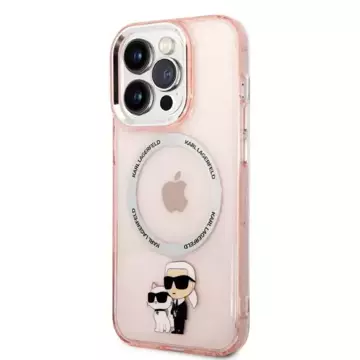 Etui Karl Lagerfeld KLHMP14XHNKCIP pro iPhone 14 Pro Max 6,7" pevný obal Iconic Karl