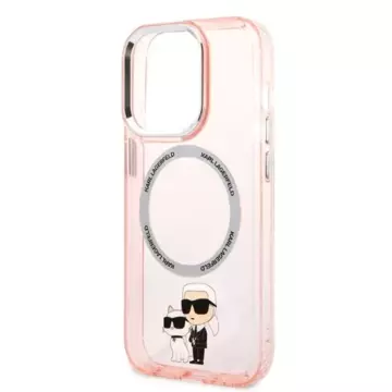 Etui Karl Lagerfeld KLHMP14XHNKCIP pro iPhone 14 Pro Max 6,7" pevný obal Iconic Karl