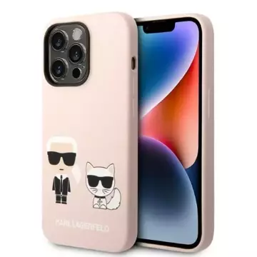 Etui Karl Lagerfeld KLHMP14XSSKCI pro iPhone 14 Pro Max 6,7" pevný obal silikonový Karl