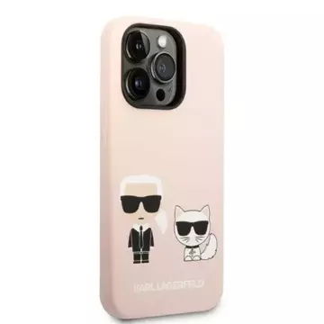 Etui Karl Lagerfeld KLHMP14XSSKCI pro iPhone 14 Pro Max 6,7" pevný obal silikonový Karl