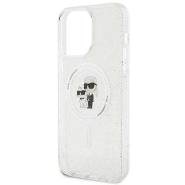 Etui Karl Lagerfeld KLHMP15XHGKCNOT iPhone 15 Pro Max 6,7" průhledný pevný obal Karl