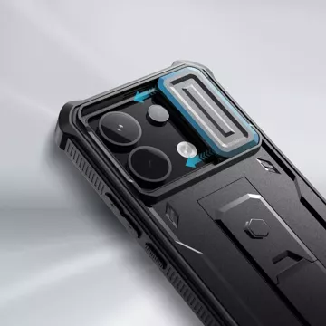 Etui Kevlar Cam do Xiaomi Redmi Note 13 Pro 5G / Poco X6 5G černá