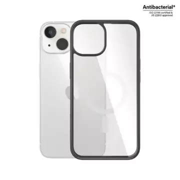 "Etui PanzerGlass ClearCase MagSafe pro iPhone 14/13 6,1\" Antibakteriální czarny/black 0413"