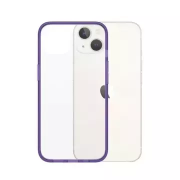 Etui PanzerGlass ClearCase pro iPhone 13 6,1" antibakteriální vojenská třída Grape 0332