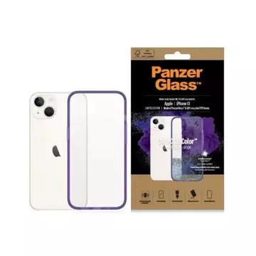 Etui PanzerGlass ClearCase pro iPhone 13 6,1" antibakteriální vojenská třída Grape 0332