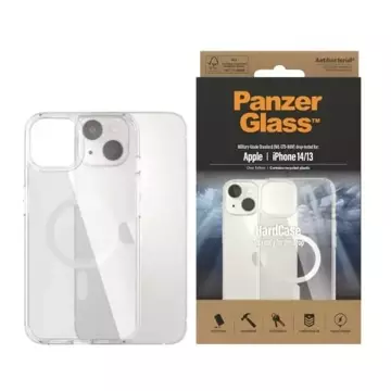 Etui PanzerGlass HardCase pro iPhone 14 6,1" MagSafe Antibacterial Military grade transparent 0409