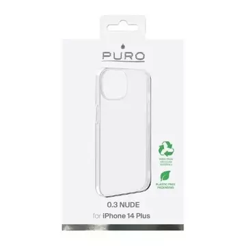 Etui Puro Nude 0.3 až iPhone 14 Plus 6,7" IPC146703NUDETR transparentní