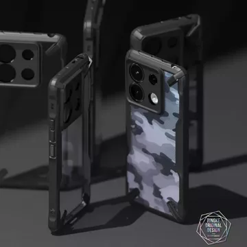 Etui Ringke Fusion X do Xiaomi Redmi Note 13 Pro 5G / Poco X6 5G Camo Black