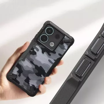 Etui Ringke Fusion X do Xiaomi Redmi Note 13 Pro 5G / Poco X6 5G Camo Black