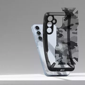 Etui Ringke Fusion X od Samsungu Galaxy A35 5G Camo Black