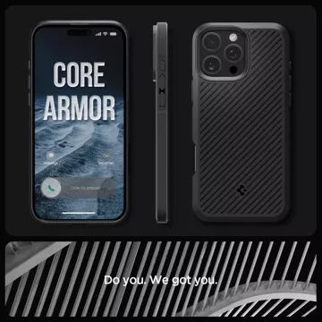 Etui Spigen Core Armor pro Apple iPhone 16 Pro Matte Black