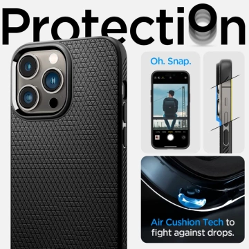 Etui Spigen Liquid Air pro Apple iPhone 14 Pro Max Matte Black