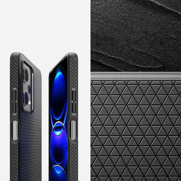 Etui Spigen Liquid Air pro Xiaomi Redmi Note 12 Pro 5G / Poco X5 Pro 5G matná černá