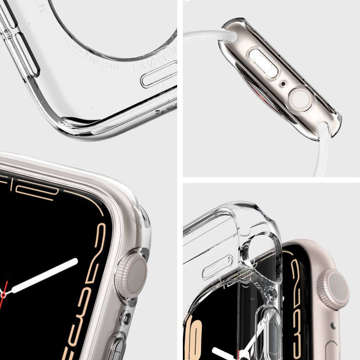 Etui Spigen Liquid Crystal pro Apple Watch 4/5/6/7/SE 40/41 mm Crystal Clear