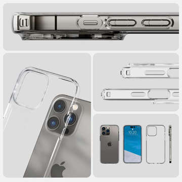 Etui Spigen Liquid Crystal pro Apple iPhone 14 Pro Max Crystal Clear