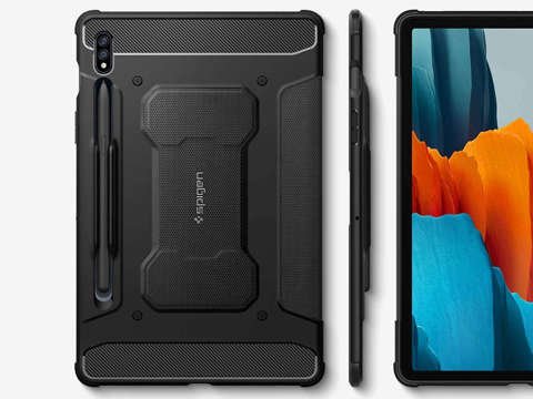 Etui Spigen Rugged Armor Pro pro Samsung Galaxy Tab S7 11.0 T870/T875 černý