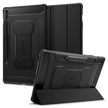 Etui Spigen Rugged Armor „Pro“ pro Samsung Galaxy Tab S9 FE Plus 12.4 X610 / X616B Black