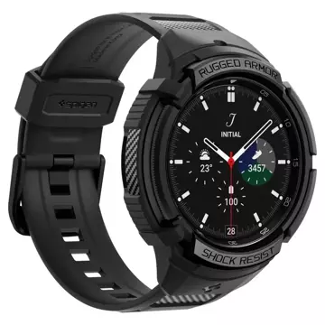 Etui Spigen Rugged Armor „Pro“ pro Samsung Galaxy Watch 6 Classic (43 mm) Black