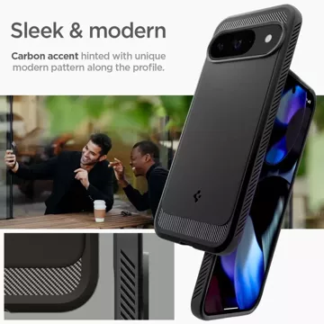 Etui Spigen Rugged Armor pro Google Pixel 9/9 Pro Matte Black