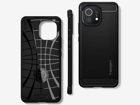 Etui Spigen Rugged Armor pro Xiaomi Mi 11 Matte Black