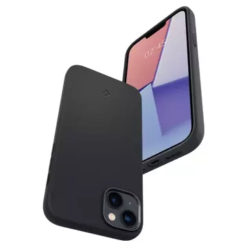 Etui Spigen Silicone Fit Mag MagSafe pro Apple iPhone 14 Plus Black