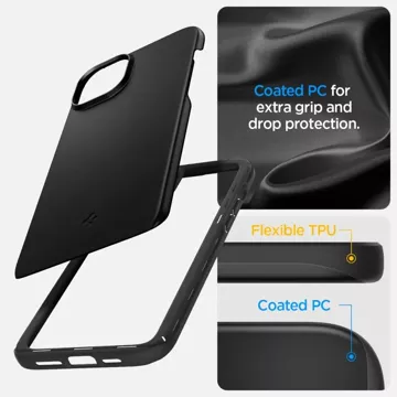 Etui Spigen Thin Fit pro Apple iPhone 15 Plus Black