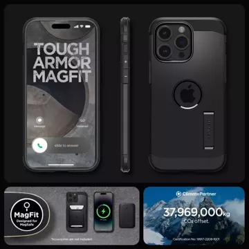 Etui Spigen Tough Armor Mag Magsafe pro Apple iPhone 15 Pro Black