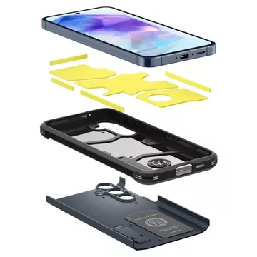 Etui Spigen Tough Armor pro Samsung Galaxy A55 5G Metal Slate