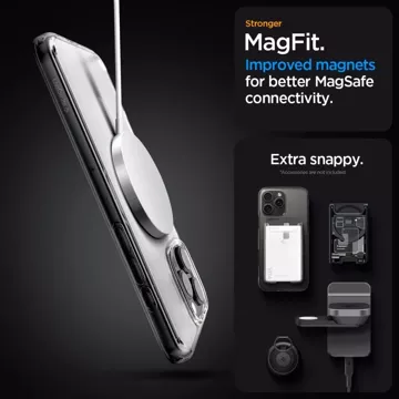 Etui Spigen Ultra Hybrid Mag MagSafe do Apple iPhone 16 Pro Max Frost Clear