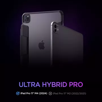 Etui Spigen Ultra Hybrid „Pro“ pro Apple iPad Pro 11 5/2024 černý