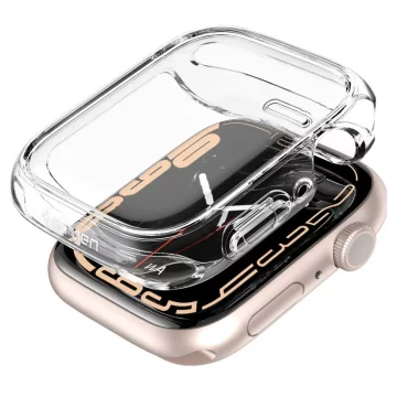 Etui Spigen Ultra Hybrid do Apple Watch 7/8/9 (41 mm) Crystal Clear