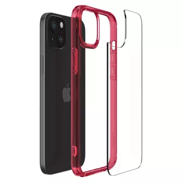 Etui Spigen Ultra Hybrid s Apple iPhone 15 Plus Red Crystal